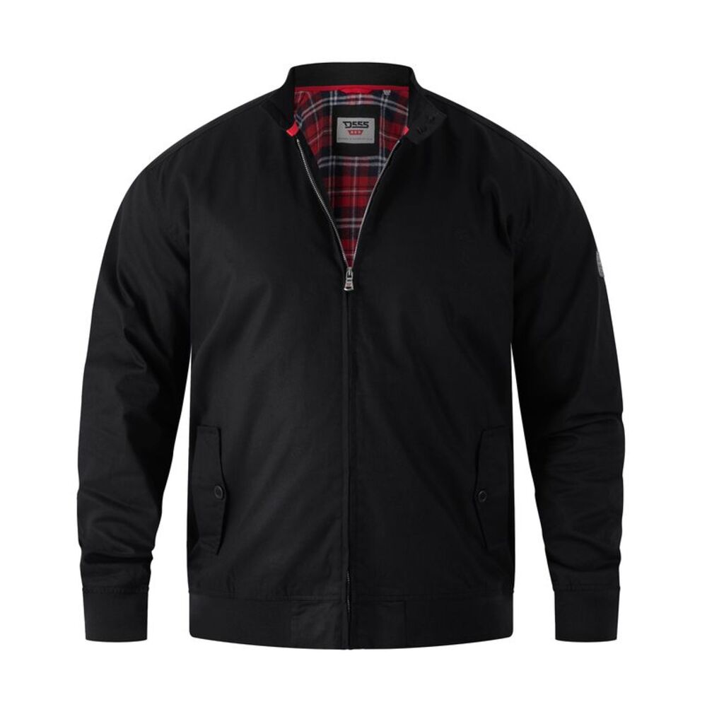 Duke Mens D555 Kent Kingsize Harrington Jacket / Black